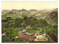Vintage Rochers de Naye IV Geneva Lake A4 Photo Print