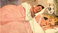 Vintage Romance Bed 1950s Vintage Retro Advert Poster