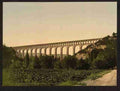Vintage Roquefavour Aqueduct Marseilles Canal Orange Provence A4 Photo Print