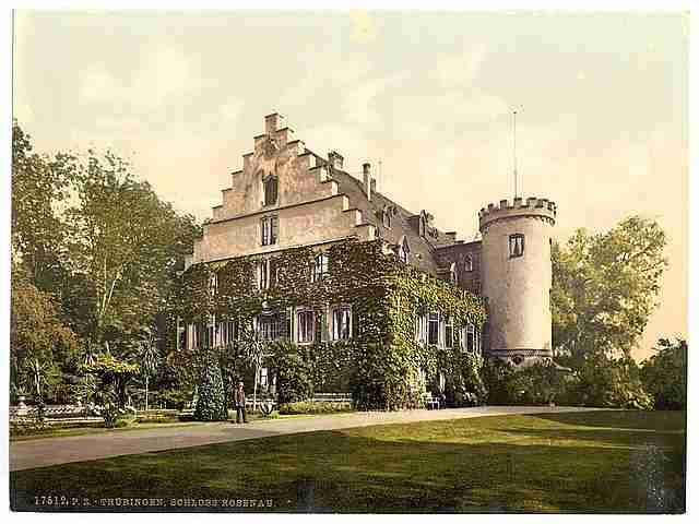 Vintage Rosenau Castle Thuringia A4 Photo Print