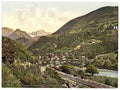 Vintage Rosengarten general view Tyrol A4 Photo Print