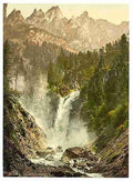 Vintage Rosenlaui  Bernese Oberland A4 Photo Print