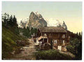 Vintage Rosenlaui with sawmill Bernese Oberland A4 Photo Print