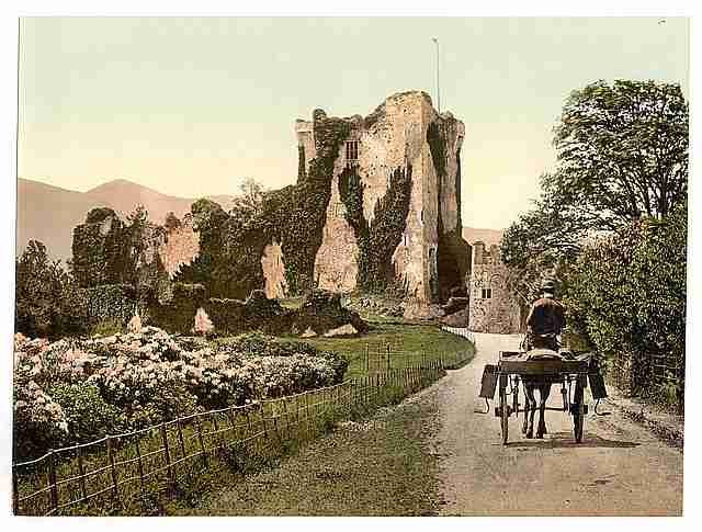 Vintage Ross Castle II Killarney County Kerry A4 Photo Print