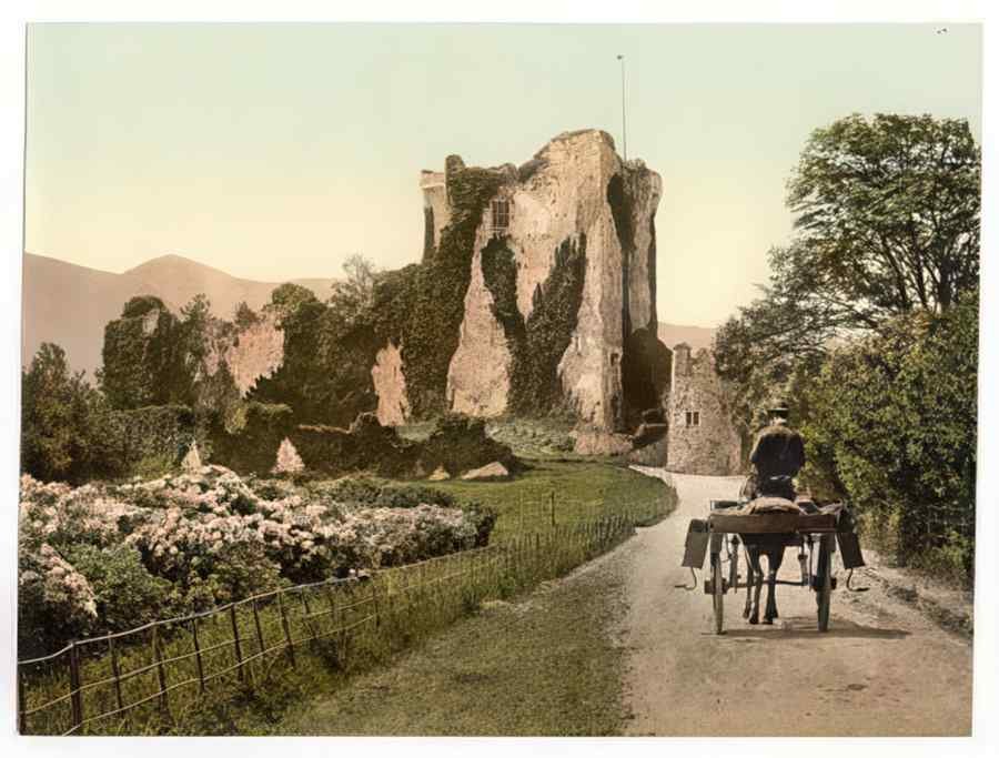 Vintage Ross Castle Ii Killarney County Kerry Ireland A4 Photo Print
