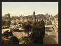 Vintage Royal Palace and hotel de ville Caen A4 Photo Print