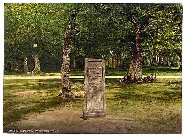 Vintage Rufus Stone New Forest Winchester A4 Photo Print