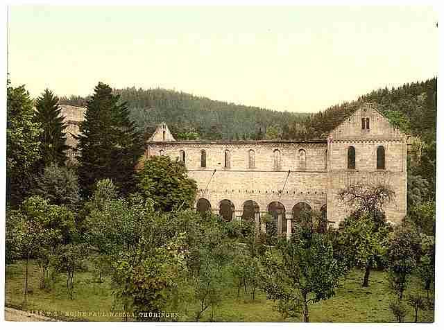 Vintage Ruins of the convent Paulinzella Thuringia A4 Photo Print