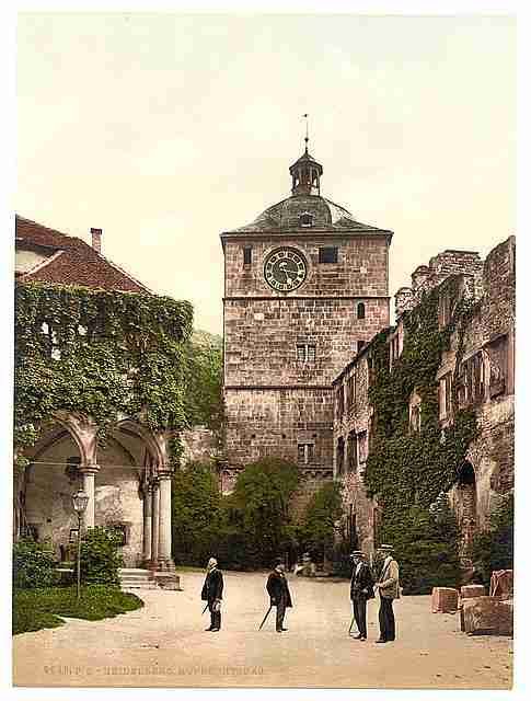Vintage Ruprechtsbau Heidelberg Baden A4 Photo Print
