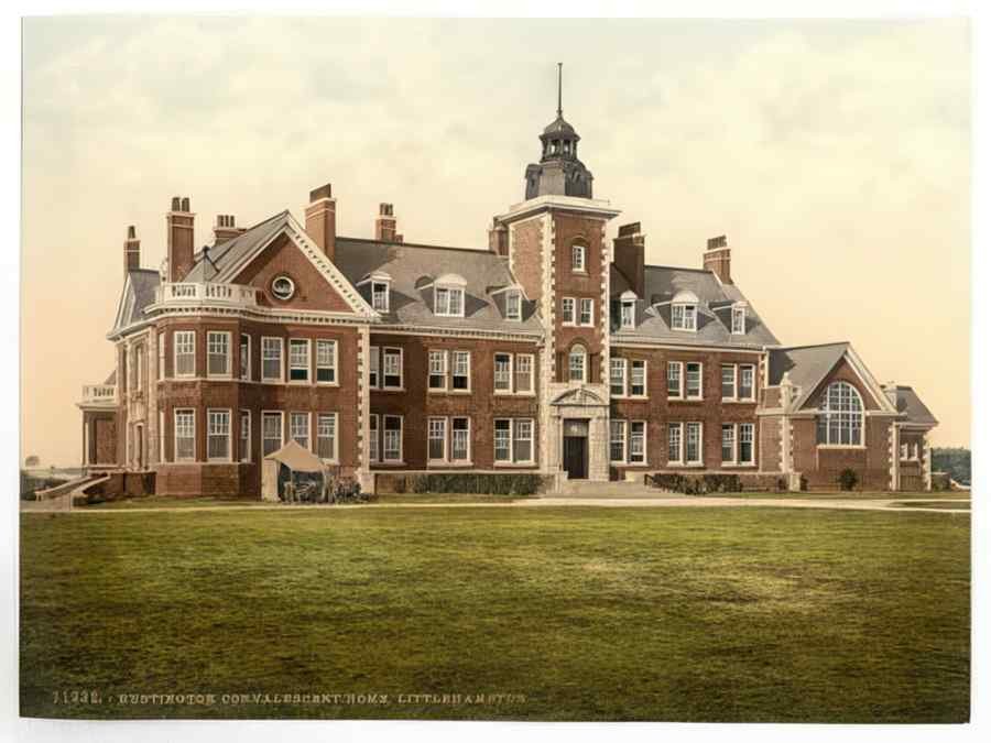 Vintage Rustington Convalescent Home Littlehampton England A4 Photo Print