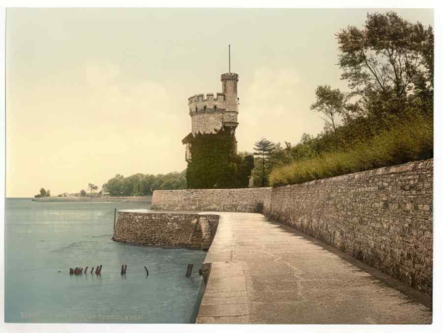Vintage Ryde Apley Tower Isle Of Wight England A4 Photo Print