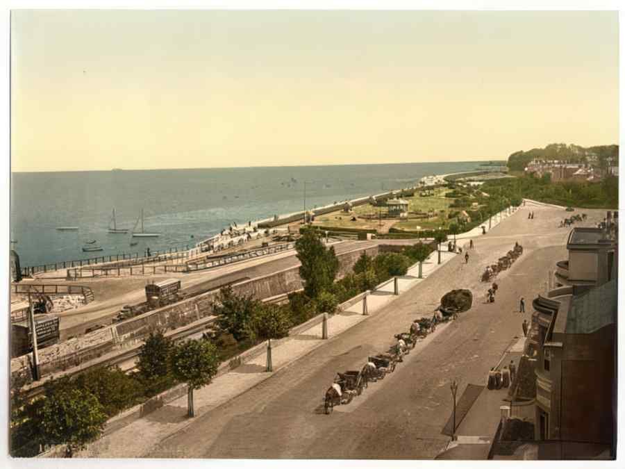Vintage Ryde The Esplanade Isle Of Wight England A4 Photo Print