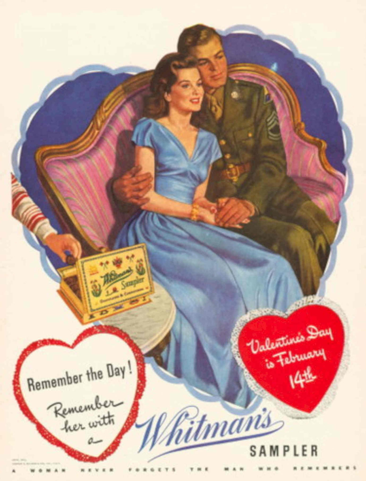 Vintage Sampler Day 1940s Vintage Retro Advert Poster