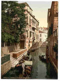 Vintage San Marina Canal Venice A4 Photo Print