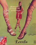 Vintage Sandals Leeds 1970s Vintage Retro Advert
