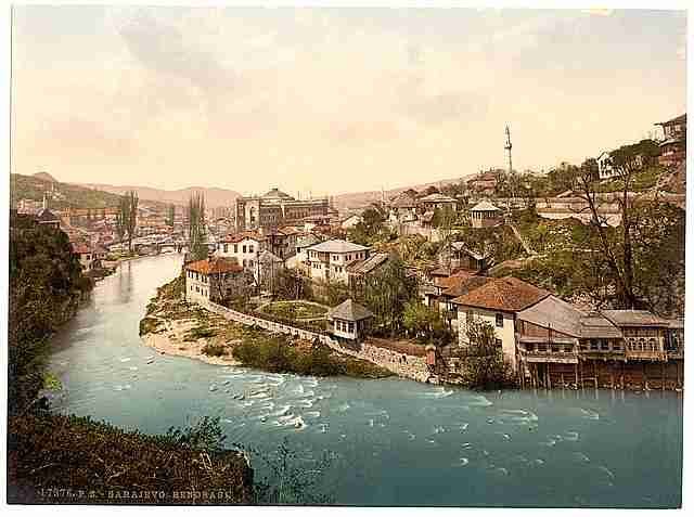 Vintage Sarajcvo Bendbasi Bosnia A4 Photo Print