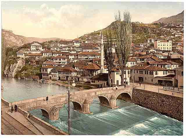 Vintage Sarajcvo Bosnia 2 A4 Photo Print