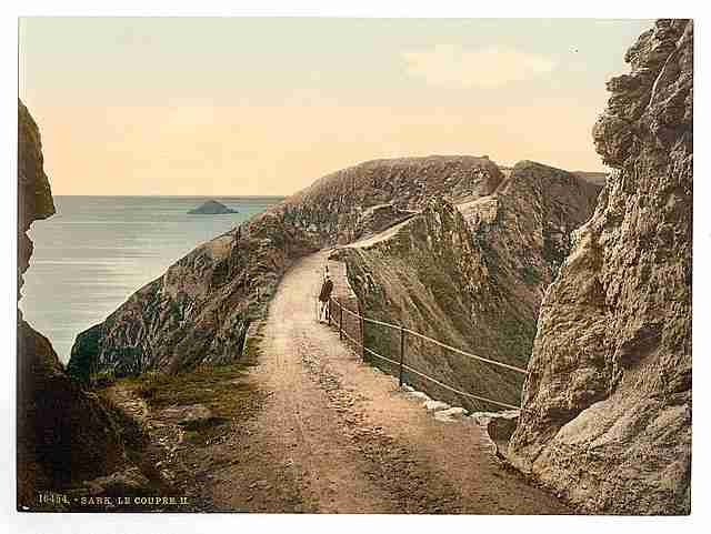 Vintage Sark the Coupee II Channel Islands A4 Photo Print