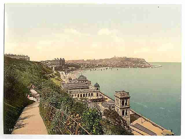 Vintage Scarborough South Bay Yorkshire A4 Photo Print