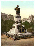 Vintage Scheffels Monument Karlsruhe Baden A4 Photo Print