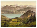 Vintage Scheidegg Rigi A4 Photo Print