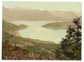Vintage Schilt and the Lake of Four Cantons Rigi A4 Photo Print