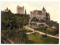Vintage Schloss Klopp Bingen the Rhine A4 Photo Print