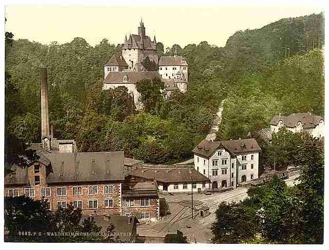 Vintage Schloss Kriebstein Waldheim Saxony A4 Photo Print