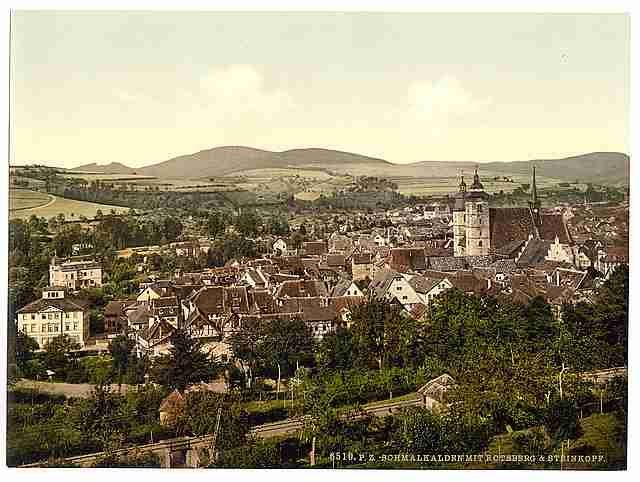 Vintage Schmalkalden Thuringia A4 Photo Print