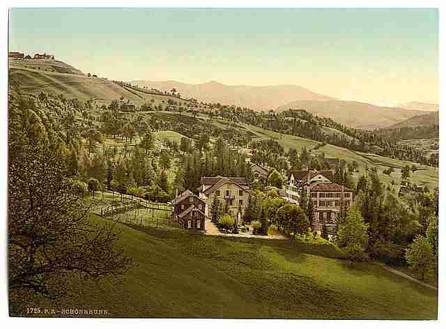 Vintage Schonbrunn near Zug A4 Photo Print