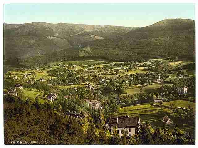 Vintage Schreiberhau Riesengebirge A4 Photo Print