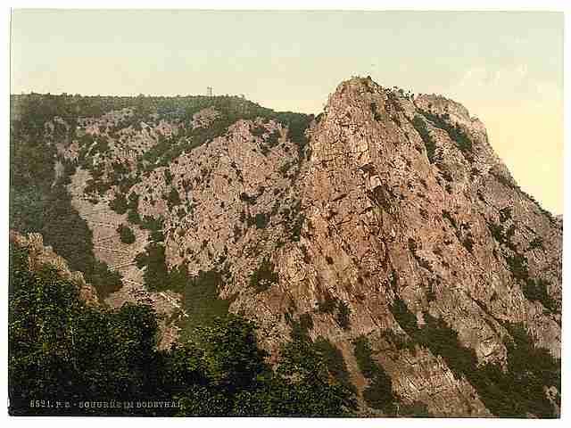 Vintage Schurre Bodethal Hartz A4 Photo Print