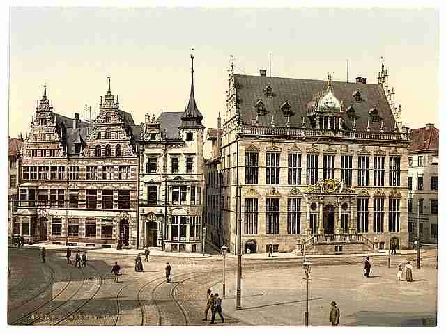 Vintage Schutting Bremen A4 Photo Print