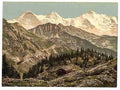Vintage Schynige Platte II Bernese Oberland A4 Photo Print