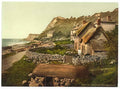 Vintage Searshore Near Shanklin Isle Of Wight England A4 Photo Print