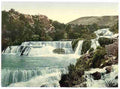 Vintage Sebenico middle falls of the Kerka Dalmatia A4 Photo Print