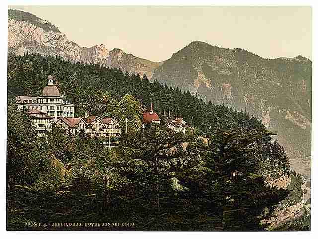 Vintage Seelisberg Lake Lucerne A4 Photo Print