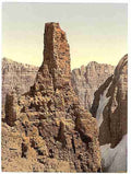 Vintage Sella Group Bergerturm Tyrol A4 Photo Print