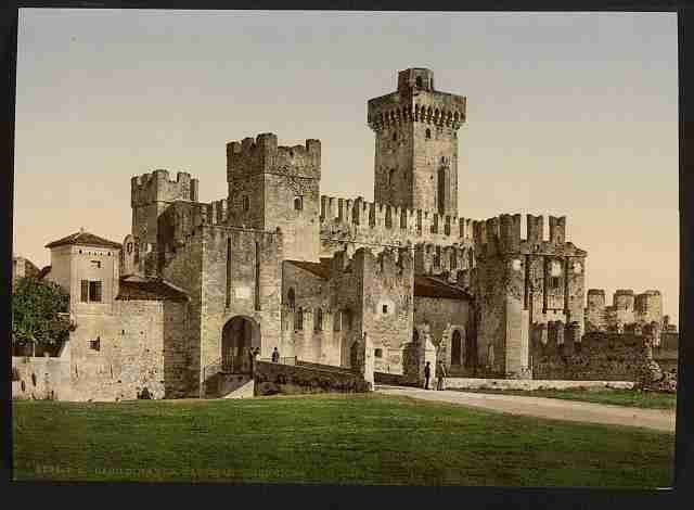 Vintage Sermione ie Sirmione Castle Lake Garda A4 Photo Print