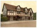 Vintage Shakespeares Birthplace Stratfordonavon England A4 Photo Print