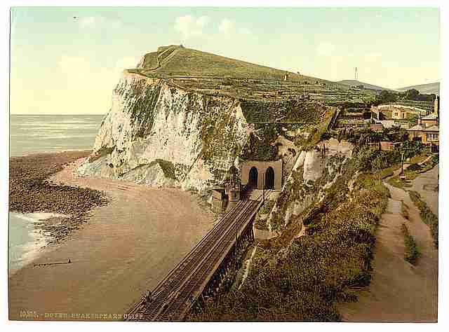 Vintage Shakespeares Cliff Dover A4 Photo Print
