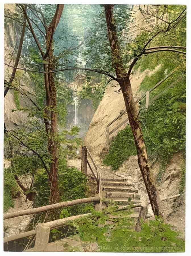 Vintage Shanklin Chine Isle Of Wight England A4 Photo Print