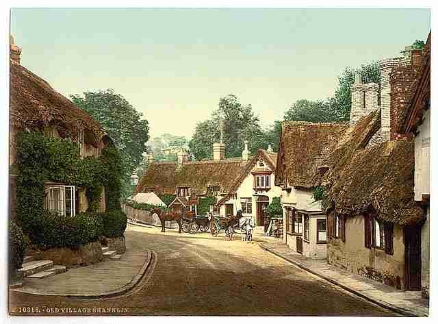 Vintage Shanklin old village Isle of Wight A4 Photo Print