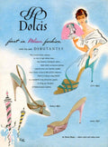 Vintage Shoes Debutantes 1950s Vintage Retro Advert Poster