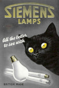Vintage Siemens Lamps 1950s Vintage Retro Advert Poster