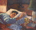 Vintage Sleep Man 1930s Vintage Retro Advert Poster