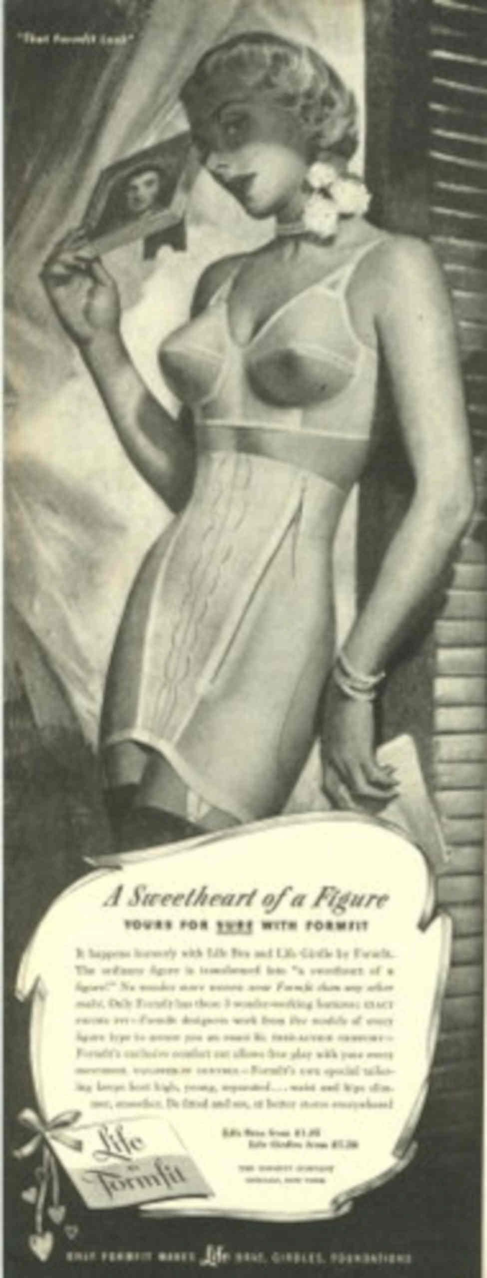 Vintage Slip Dress 1940s Vintage Retro Advert Poster