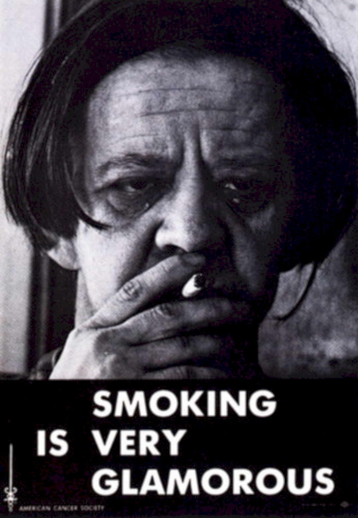 Vintage Smoking Poster 1970s Vintage Retro Advert