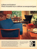 Vintage Sofa Plan 1950s Vintage Retro Advert Poster