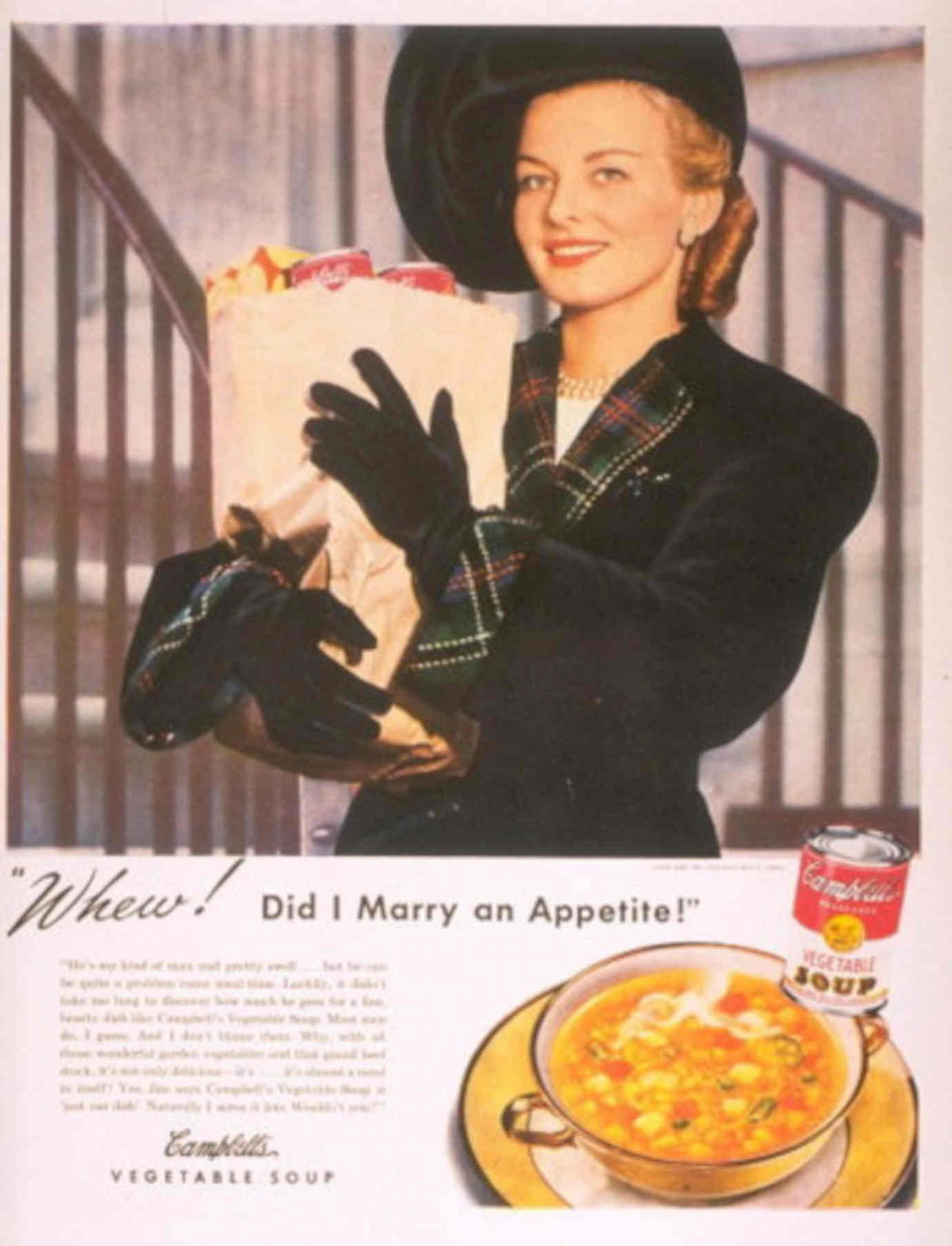 Vintage Soup Advertisement 1940s Vintage Retro Advert Poster